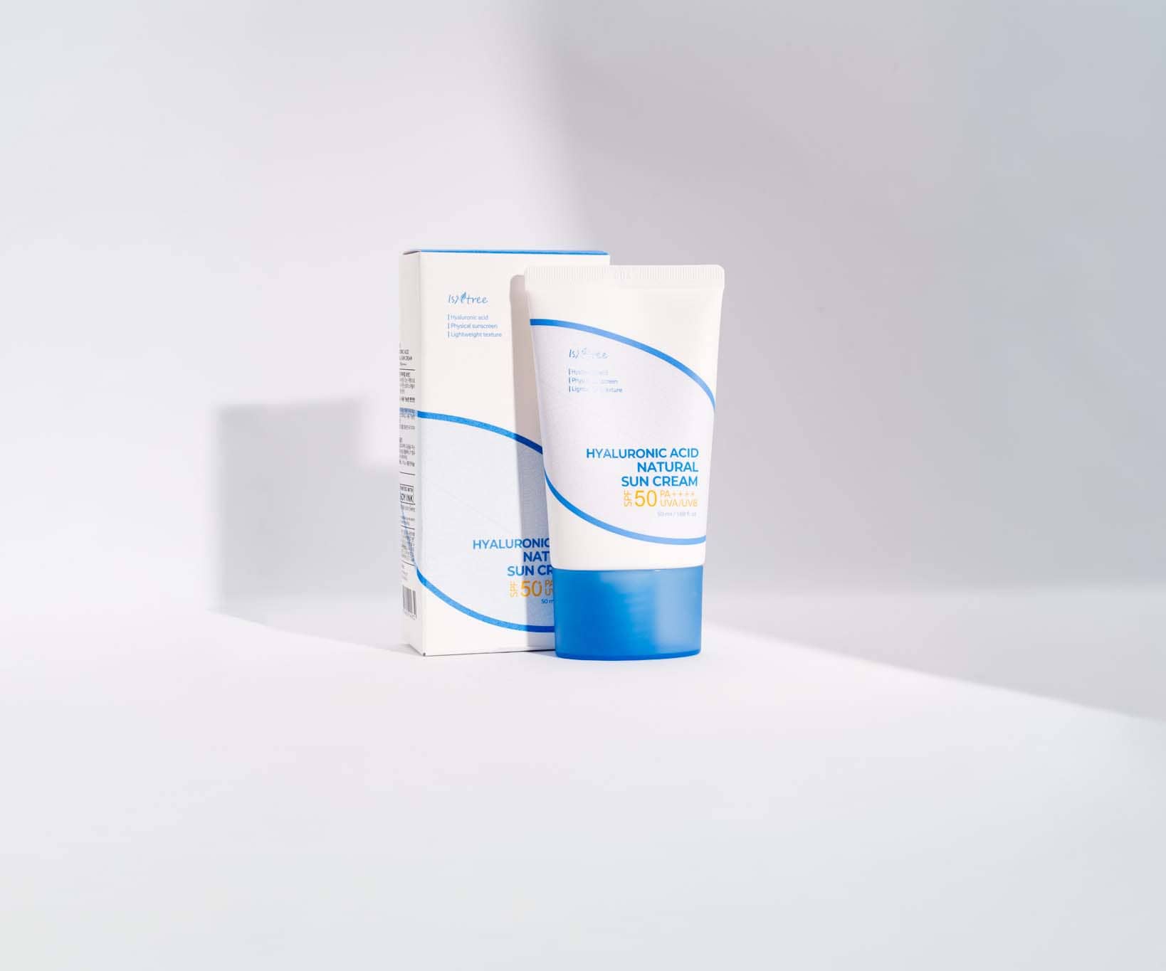 Crème Solaire fini naturel à l'acide hyaluronique SPF 50+