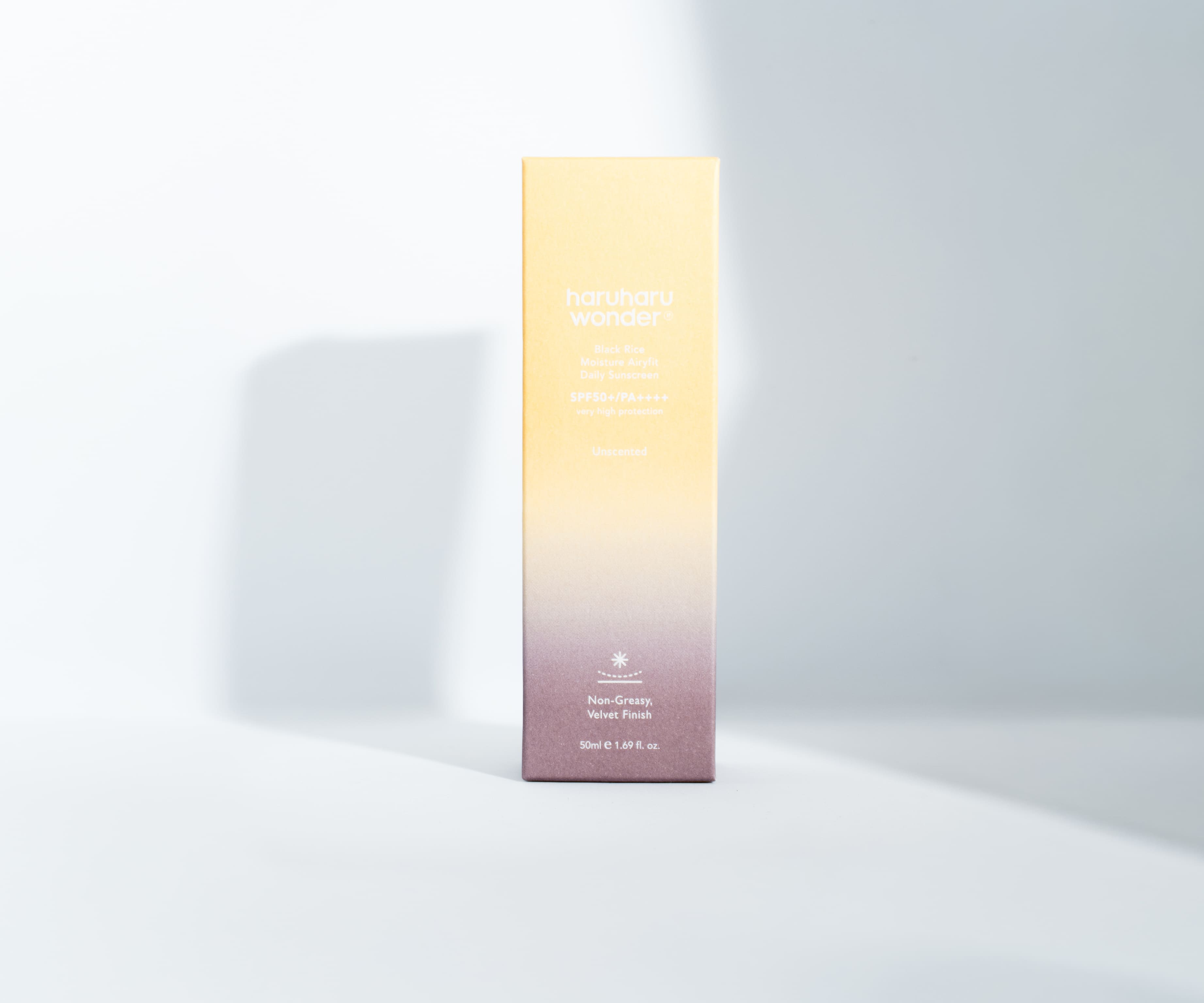 Ecran solaire hydratant au riz noir Airyfit SPF50+